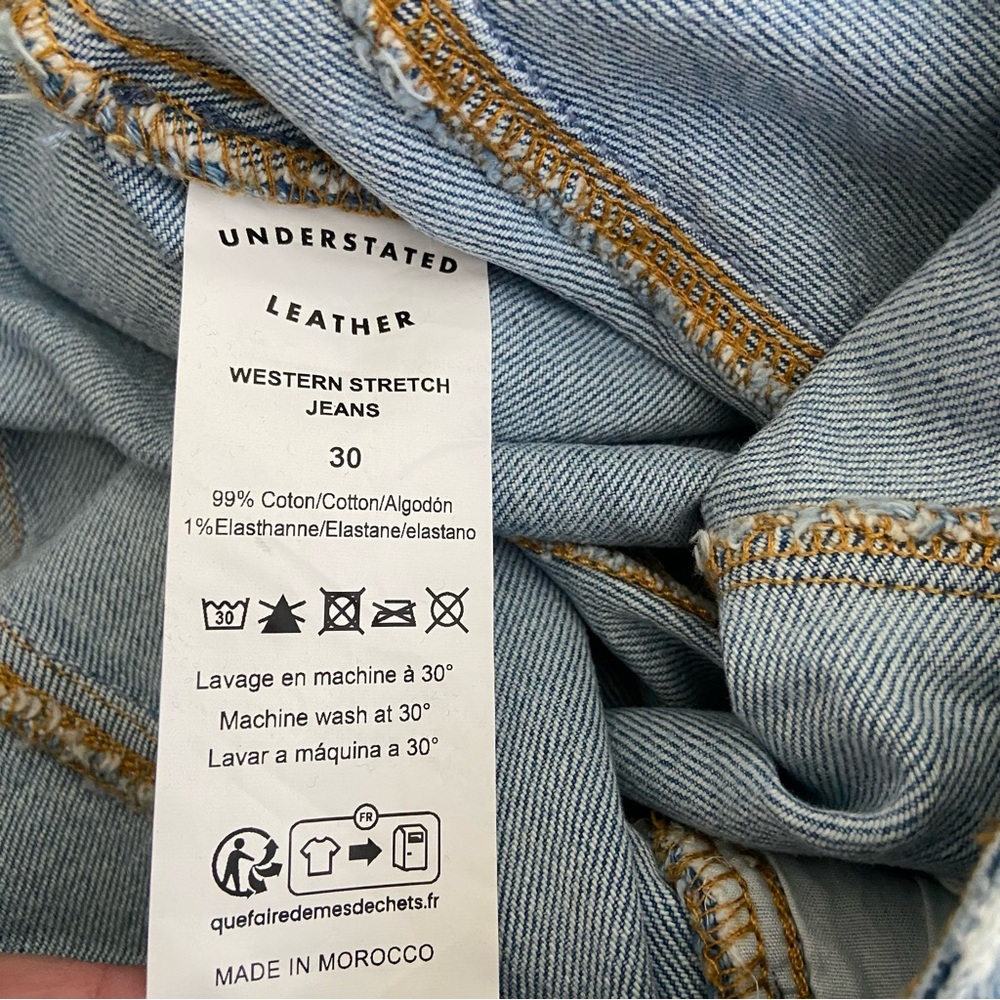 Free People X Understated Leather Western Jeans - Picture 9 of 13